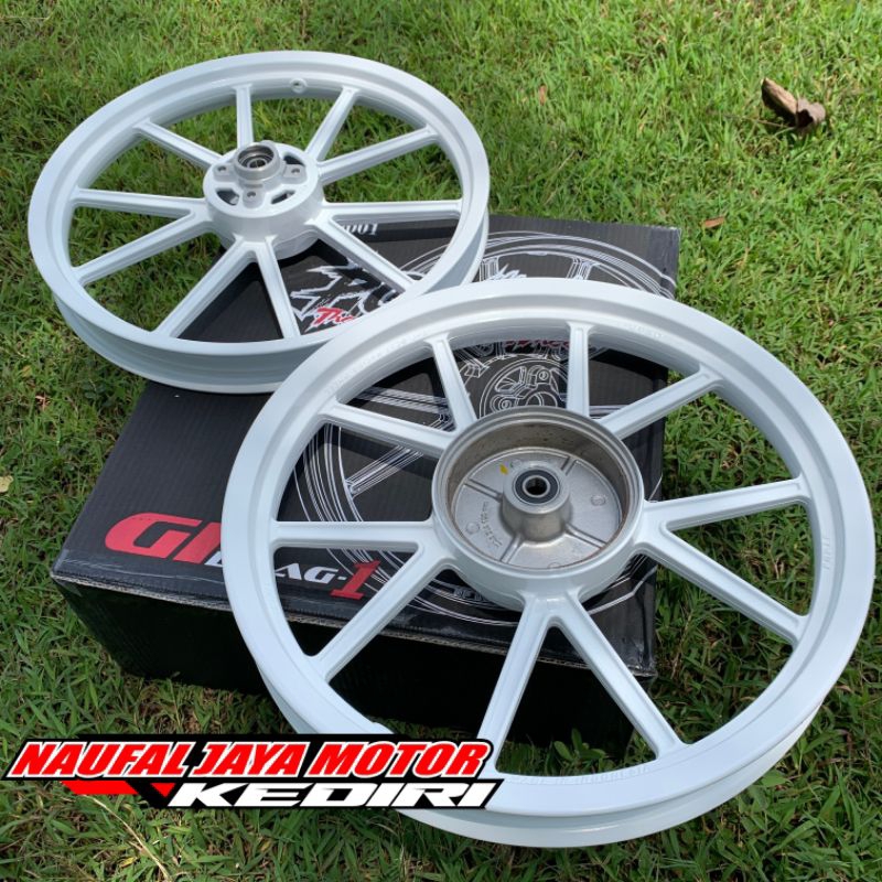 VELG RACING POWER GP DRAG 1 GP WHELL YAMAHA JUPITERZ F1ZR RX KING CB TIGER PUTIH