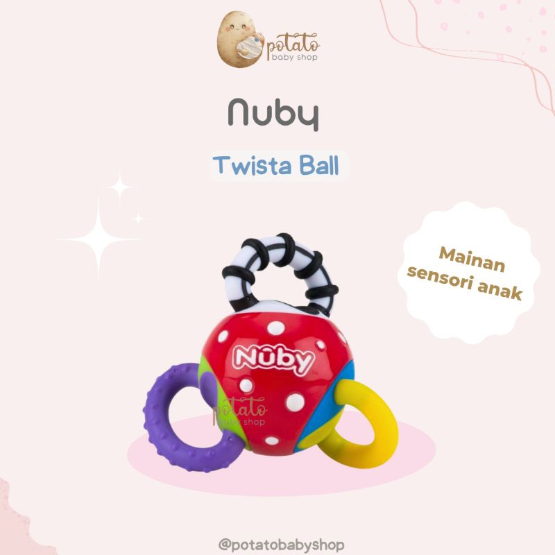 Nuby Twista Ball - Mainan Sensori Anak