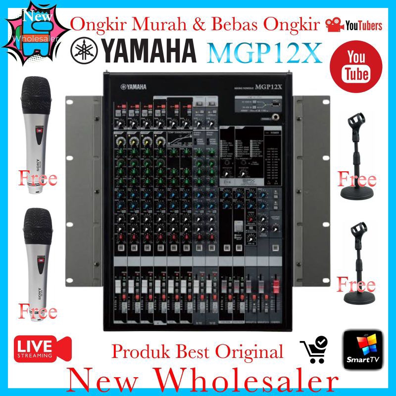 Mixer Yamaha MGP12X Original 12 channel MGP 12 X mixing audio outdoor