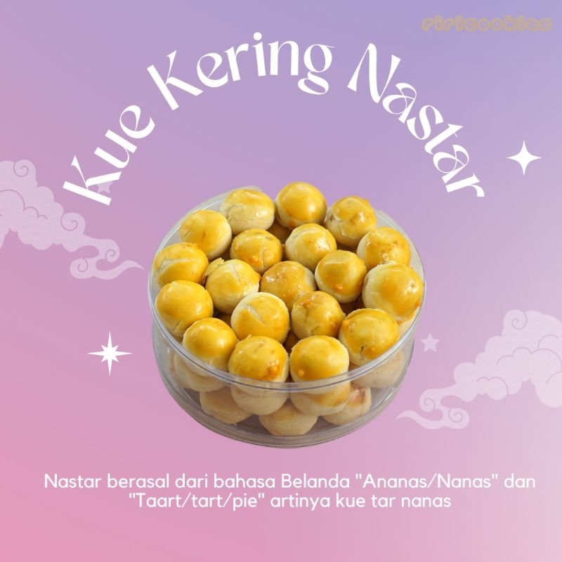 

Nastar isi nanas 500gram Free Kartu Ucapan