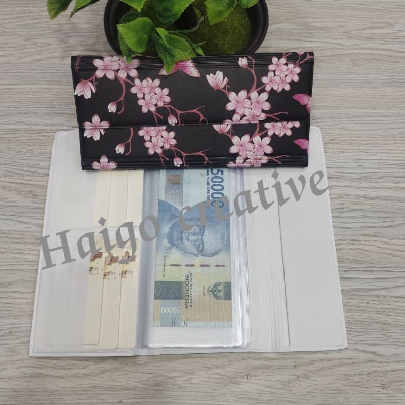 DOMPET DISIPLIN - BUNGA SAKURA PRINT