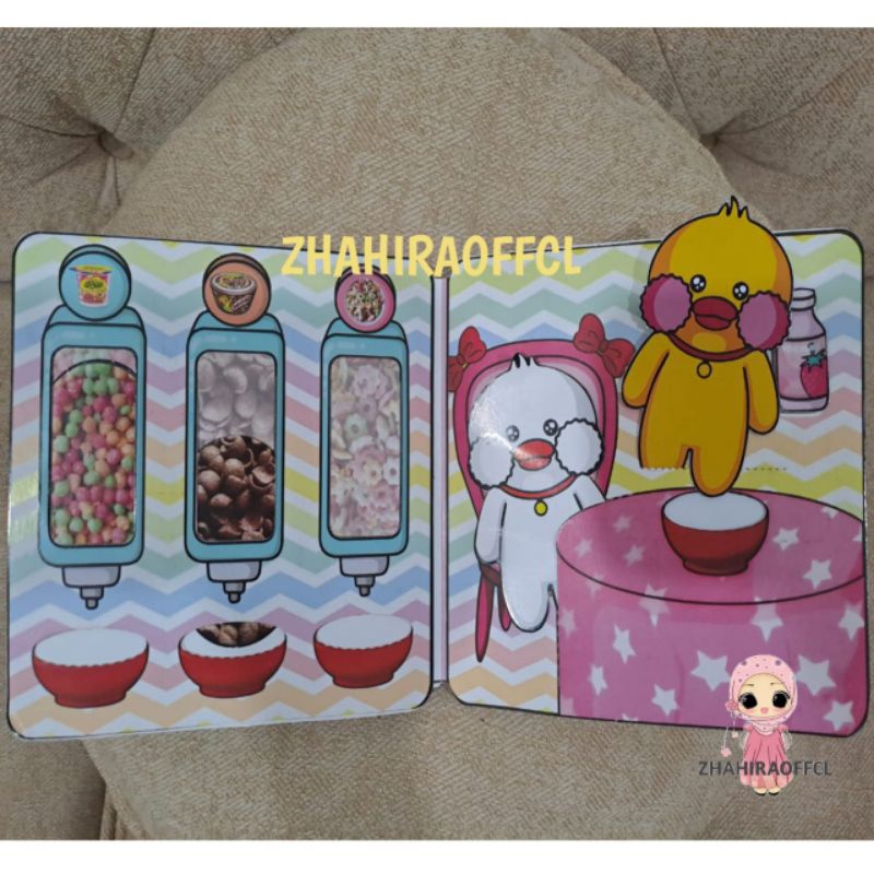 BEBEK VIRAL BONEKA KERTAS PAPER BOOK DOLLS MAIANAN EDUKASI ANAK