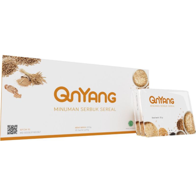 

Qnyang minuman serbuk sarapan pagi 1 box isi 20 sachet