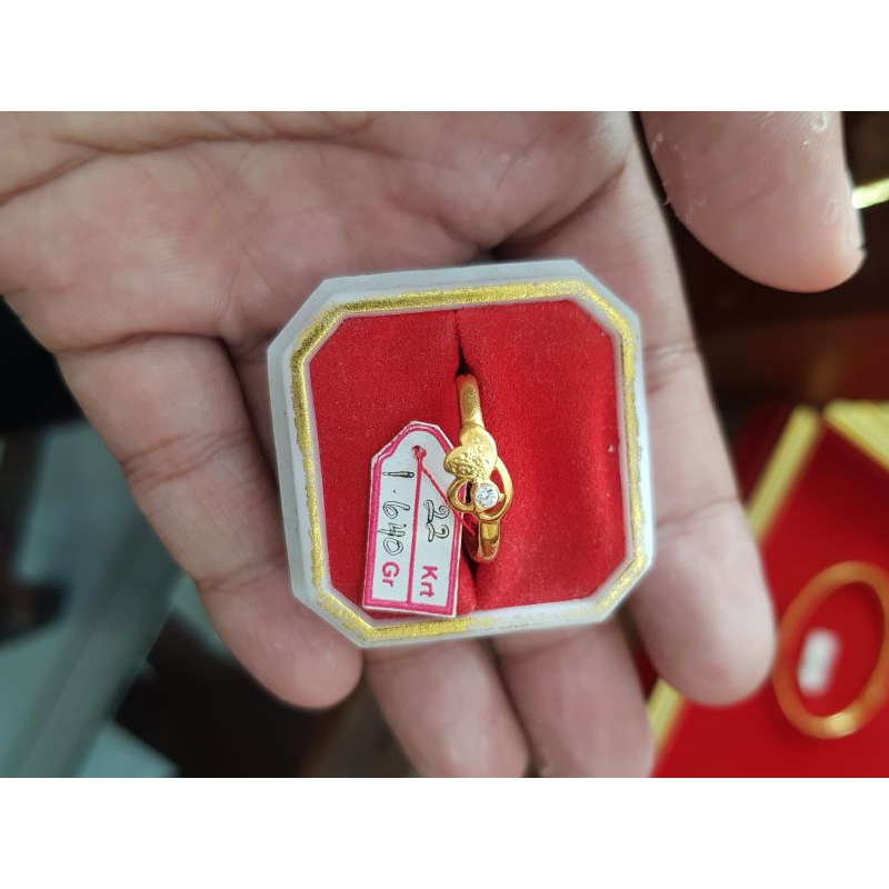 cincin emas kadar 22 karat