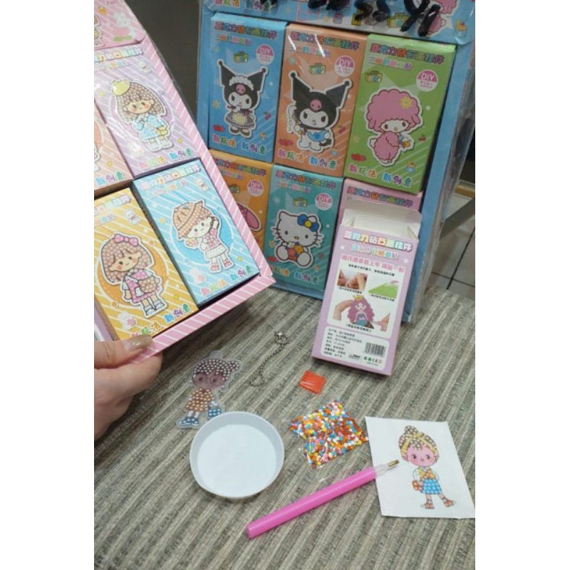 Stiker Diamond DIY|Gantungan Kunci Momo|Stiker MOMO