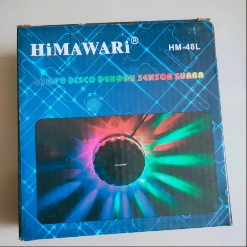 Mini UFO 48 LED Strobo Rotating Disco Lamp - Lampu Pesta