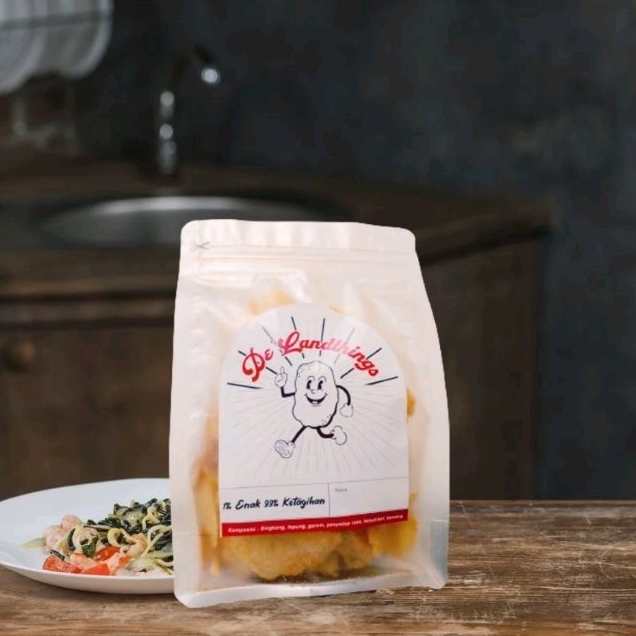 

Cemilan Snack Keripik singkong Gurih Rasa Original 250 gram - De landthing