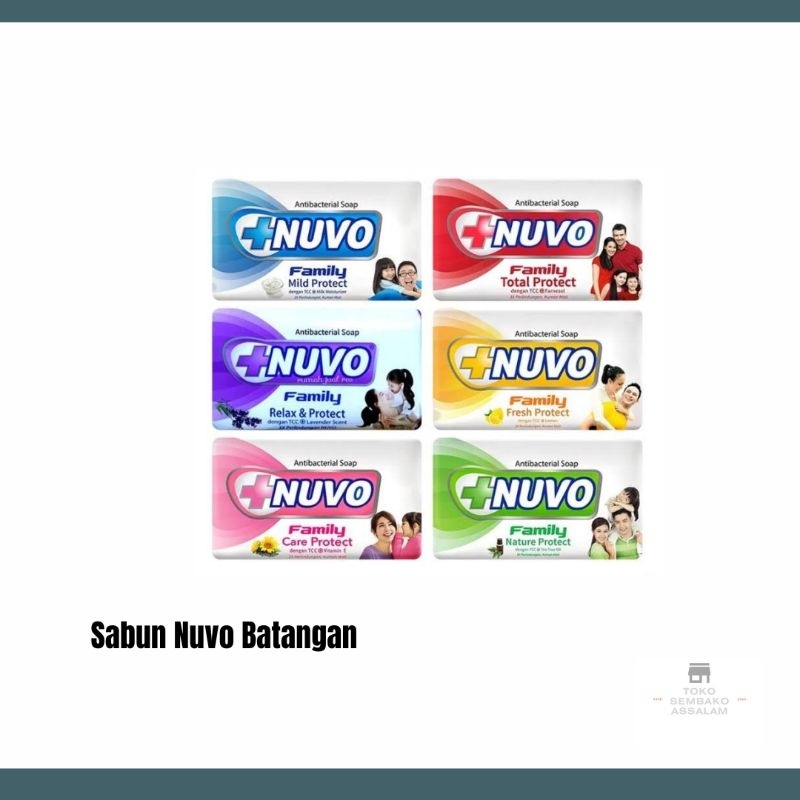 Sabun nuvo batangan / Sabun nuvo batang / Nuvo family sabun satuan / Sabun batang