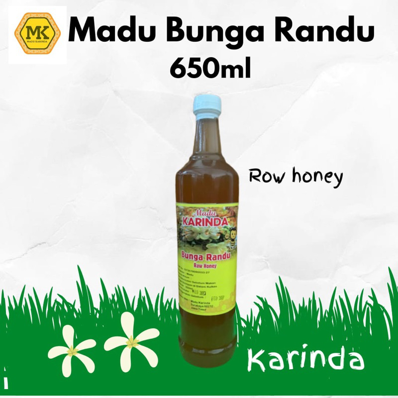 

Karinda Madu Murni Bunga Randu 650ml Raw honey