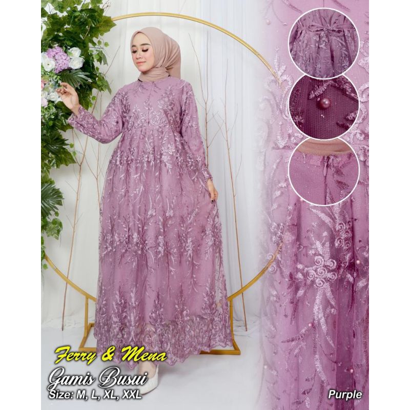 KEBAYA ORIGINAL // GAMIS TILLE BUSUI PREMIUM // BAHAN TILLE BORDIR PREMIUM FULL // SERAGAMAN KELUARGA // BAJU PESTA LAMARAN // KEBAYA WISUDA // BAJU LEBARAN // KEBAYA MODERN // By Ferry Mena