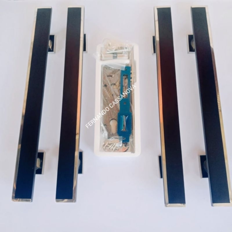 4pcs Gagang Pintu Kupu Tarung Stainless 45cm 60cm 80cm Handle Pintu Tarikan Pintu Rumah Minimalis