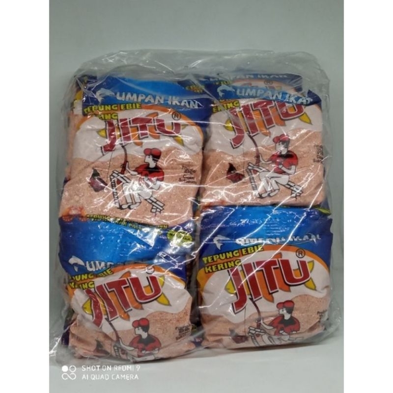 Umpan Pancing Jitu 1 pack (isi 20) Pelet Jitu - Udang (Ebi) Jitu - Kinoy Kristal Jitu