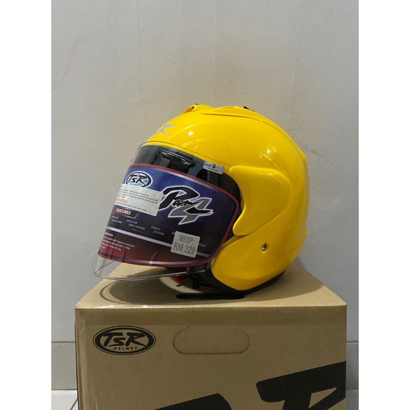 Helm Tsr ram4 warna kuning (Ymh Yellow)