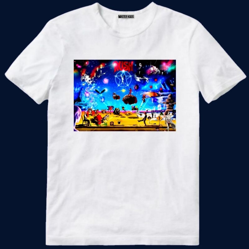 Kaos Baju Tshirt Pria Laki Cowok Cewek Perempuan Unisex Dewasa Band Rush R40 Live Presto Feedback Co