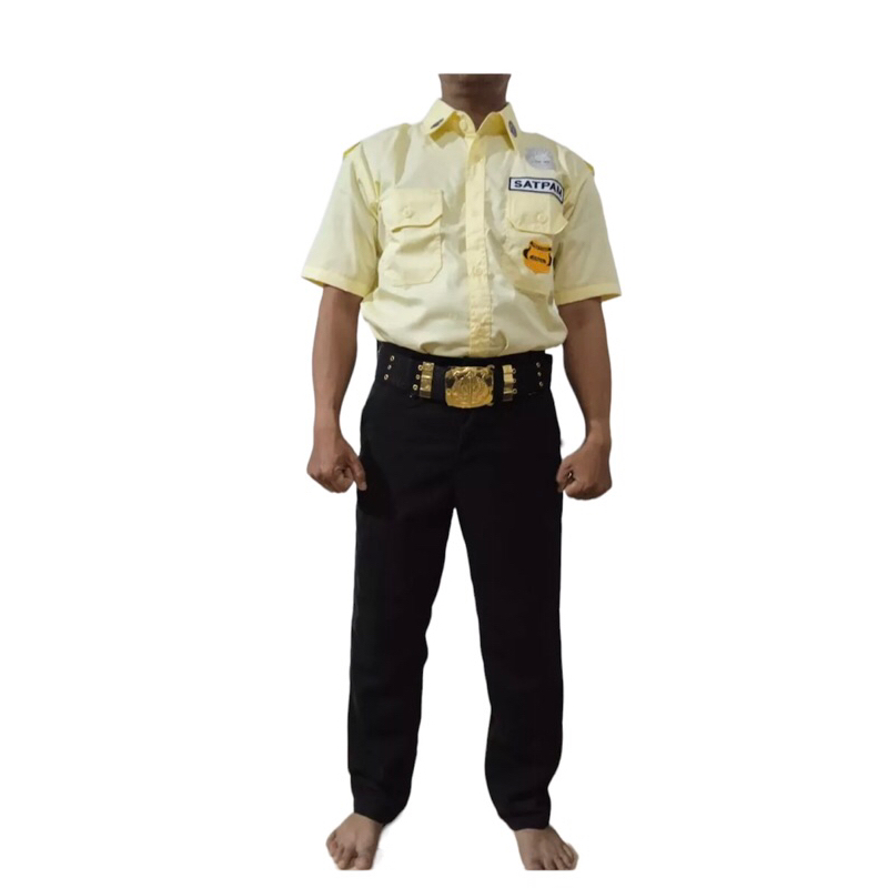 READY Seragam PDH Satpam Security Bahan American Drill S-XXXXL