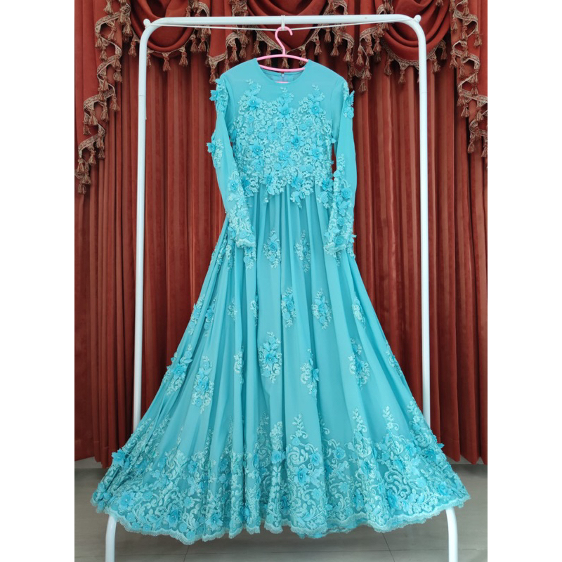 PRELOVED Dress Wanita Dress Kondangan Gaun Lamaran