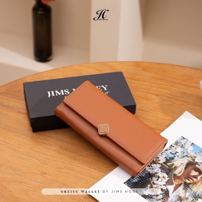 Jimshoney - Greisy Wallet Dompet Panjang Include Box