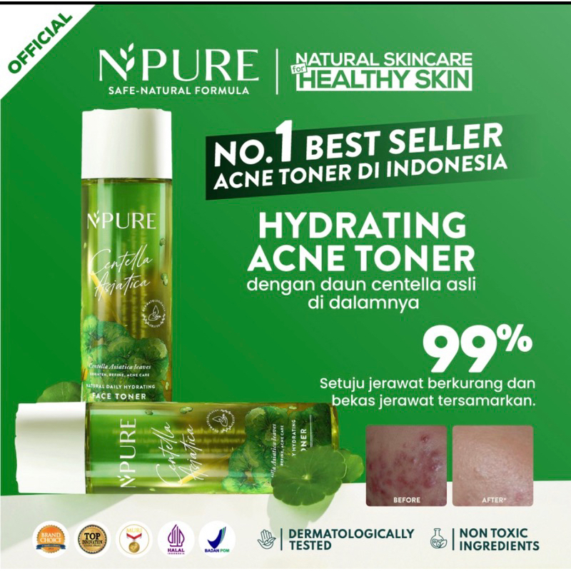 npure Facial Toner Centella 150ml / Facial Toner Centella 30ml