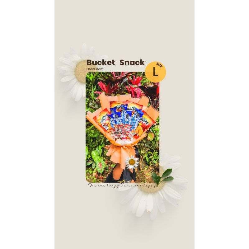 

BUCKET SIZE L (large) | BUCKET SNACK, BUCKET UANG, BUCKET, BUNGA DLL
