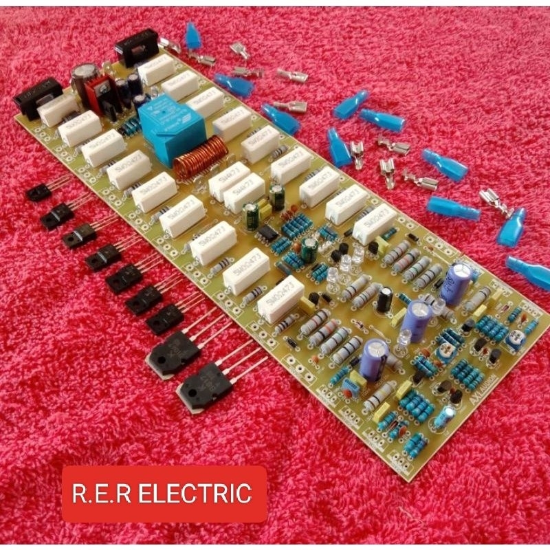 KIT DRIVER AXL AUDION 3U PLUS PROTEKTOR DAN LED CLIP PCB FIBER FR4