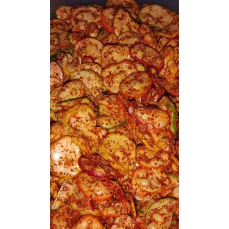 

krupuk seblak daun jeruk