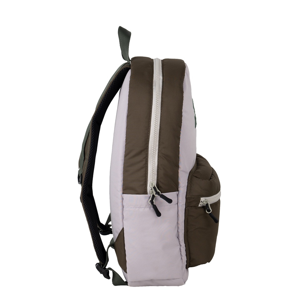 (New Product) FLOCK Two-Color Puffy Backpack - Dust