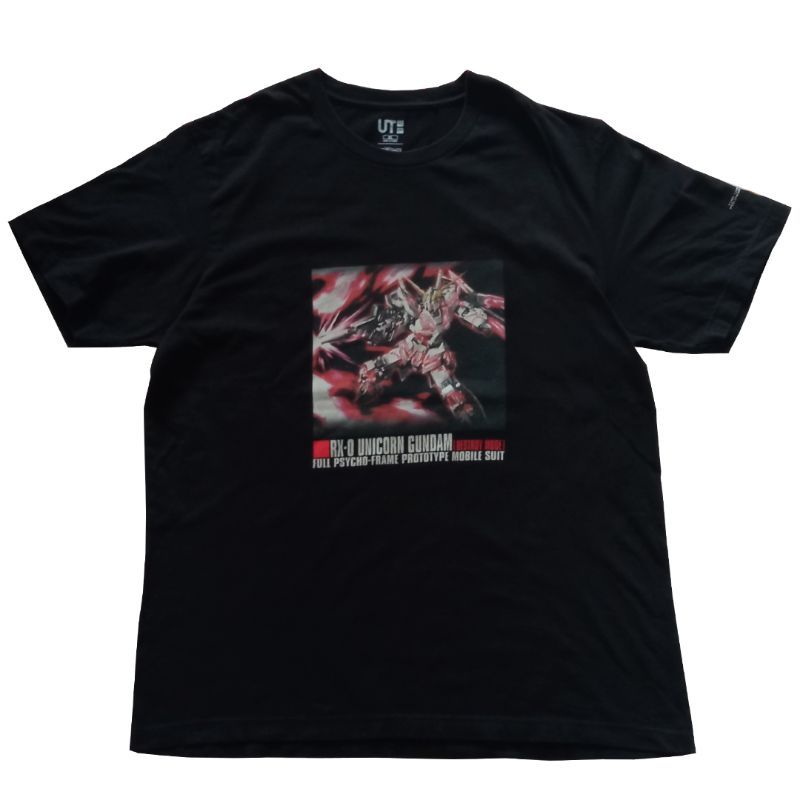 Kaos Uniqlo Gunpla 40th Anniversarry Second Anime Official