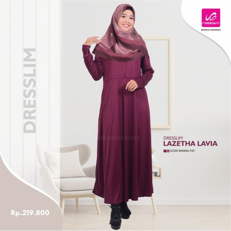DRESSLIM GAMIS LAZETHA FRESH DAN LAVIA RABBANI