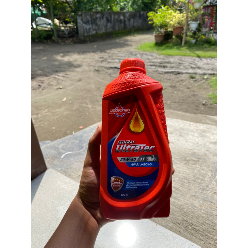 (BISA COD)Oli Mesin Motor Bebek/Oli FEDERAL/ULTRATEC 20W-50 0,8 L/FEDERAL OIL  AUTO BOT OFFICIAL