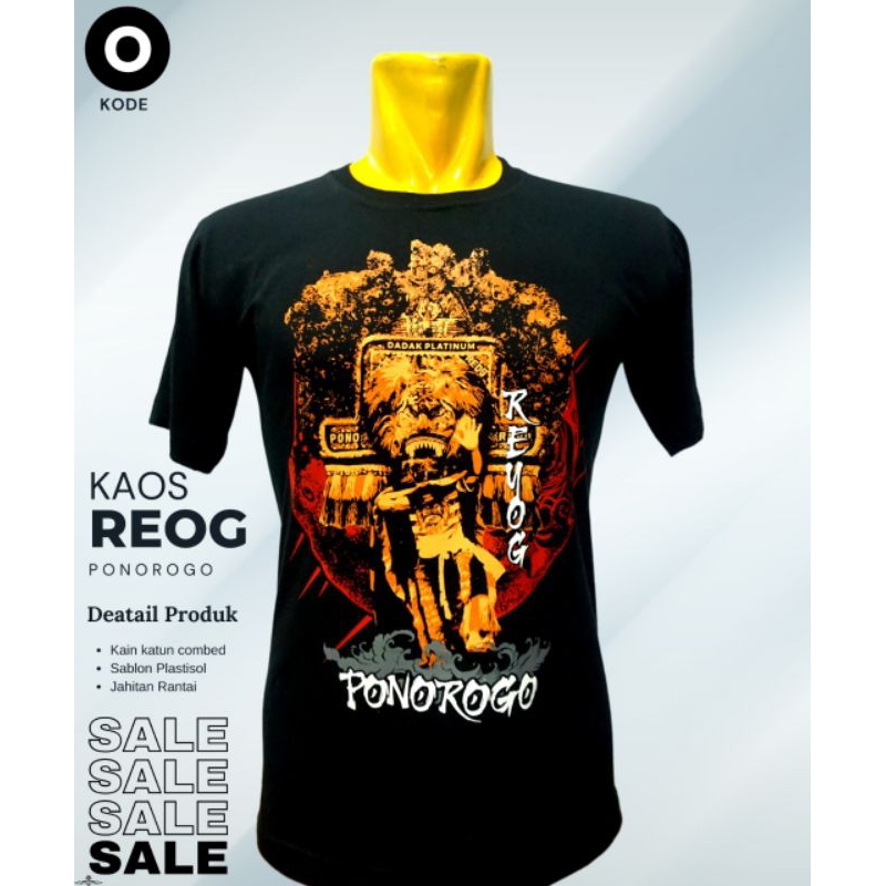 KAOS REOG PONOROGO/KAOS REOG LENGAN PANJANG/KAOS/KAOS REOG LENGAN PANJANG/KAOS PONOROGO