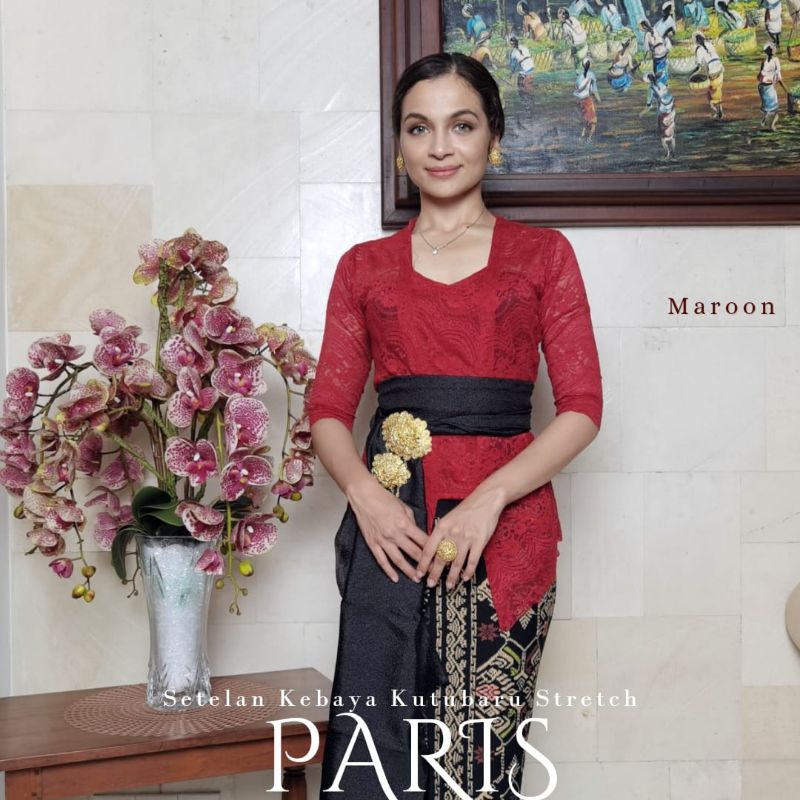 ORI P // Setelan Kebaya Stretch / Kebaya Bali Bet Paris