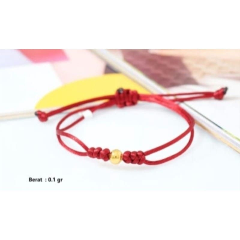 Gelang tali Bola emas 0,10gram Semar jawa