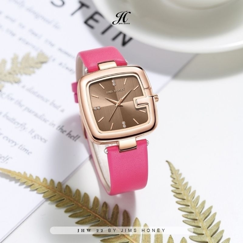 JIMS HONEY JHW 22 ORI JAM TANGAN WANITA QUARTZ STAINLESS WATCH IMPOR FASHION CEWEK KOREA TAHAN ANTI AIR JHW22