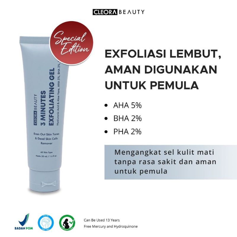 ✔Tokonushop✔  Cleora  Beauty 3 Minutes  Exfoliating Gel