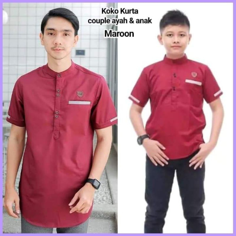 Baju Koko Kurta Couple Ayah dan Anak by zellshop