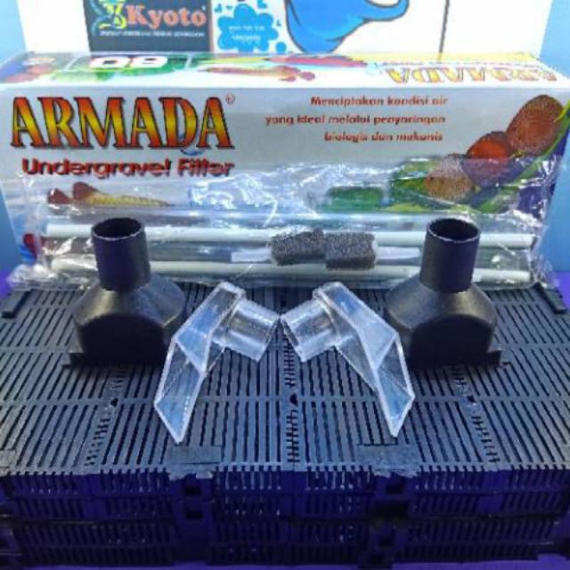 Tatakan aquarium aquascape undergravel ARMADA/HIKARI /AQUAMAN 75