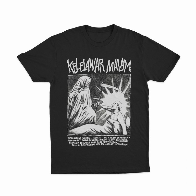 Kaos Tshirt Kelelawar Malam - Malaikat Kematian