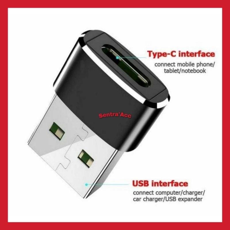 Converter Type C Female To Usb Male / Adapter Usb Type C