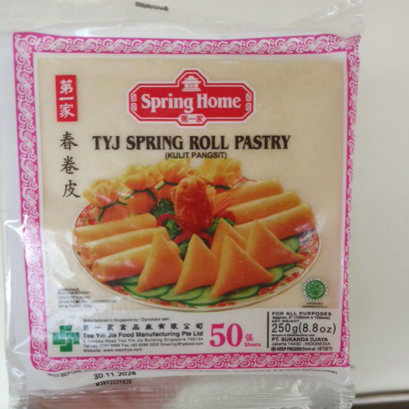

TYJ SPRING ROLL PASTRY ISI 50