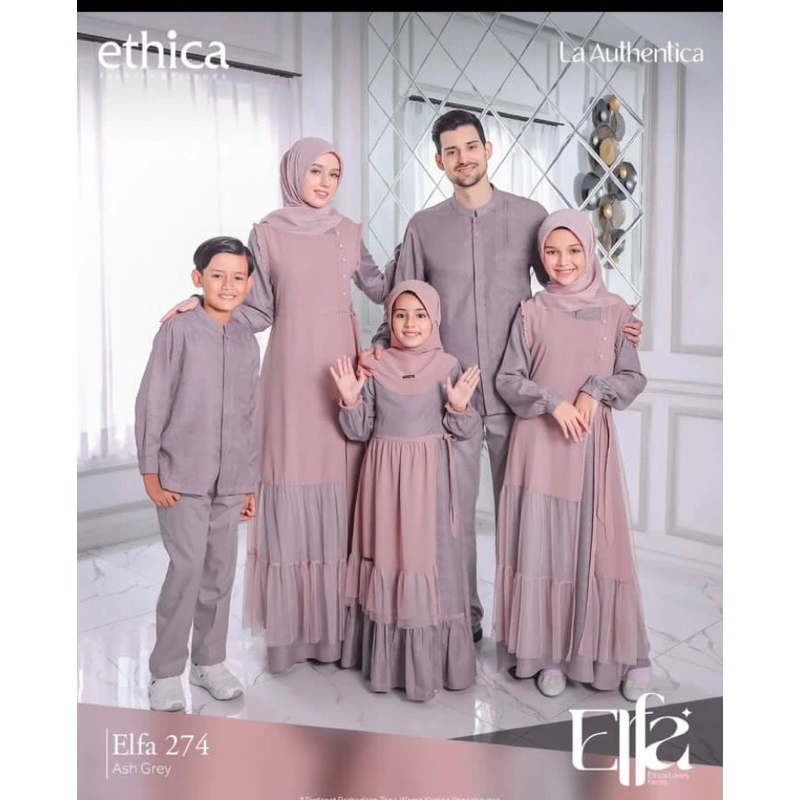 SARIMBIT TERBARU ETHICA ELFA 274 ASH GREY