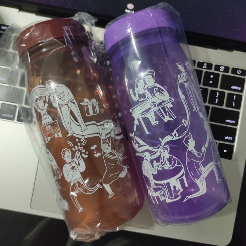 [New] McD Tumbler 2022 edition 500ml coklat ungu brown purple