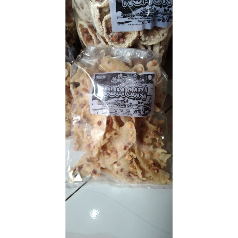 

peyek kacang tanah Renyah rendah lemak kriuk asli Purworejo