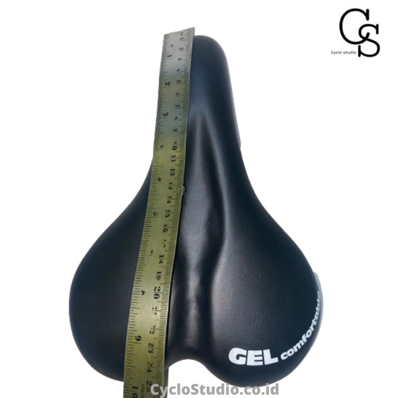 Sadel Sepeda Mini Empuk Gel United 2637 Hitam