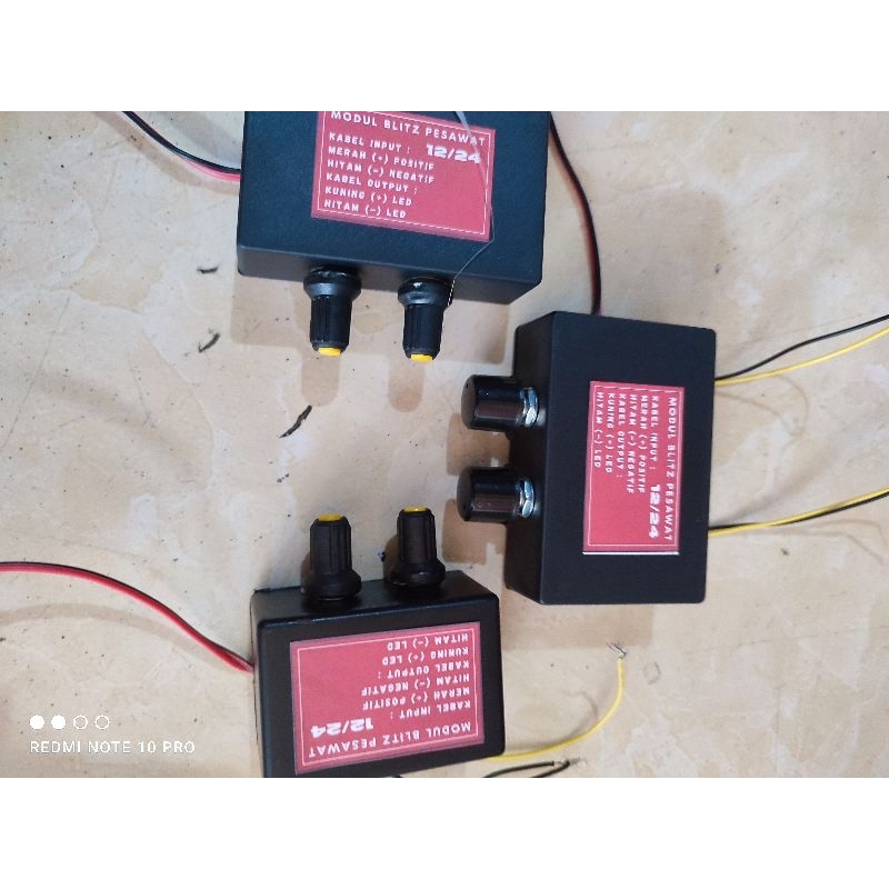 MODUL BLITZ PESAWAT 2 OUTPUT SETELAN UNIVERSAL 12/24 volt