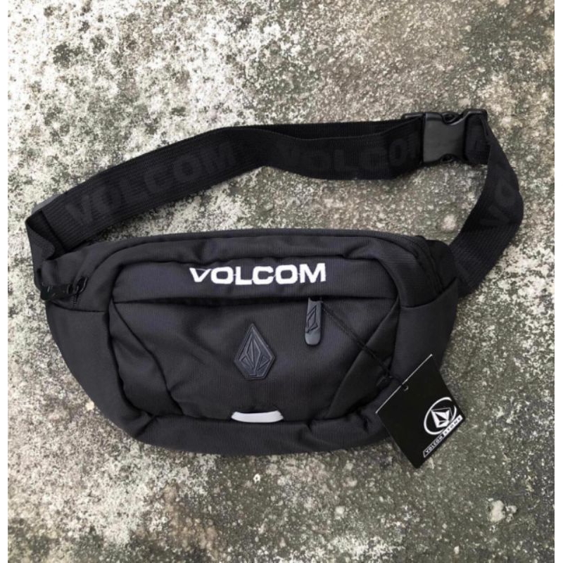 NEW.. PROMO PAKET USAHA TAS SURFING VOLCOM TAS SELEMPANG VOLCOM WAISTBAG VOLCOM SLINGBAG VOLCOM LOGO BESI