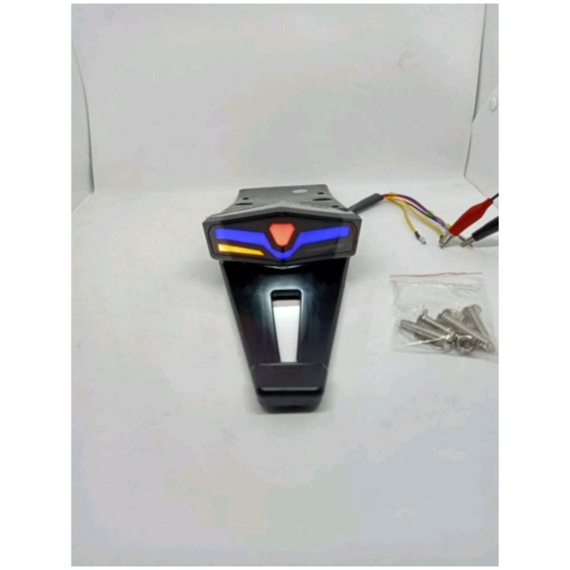 Lampu stop spakbor belakang stoplamp LED dtracker 150 klx model 3in 1