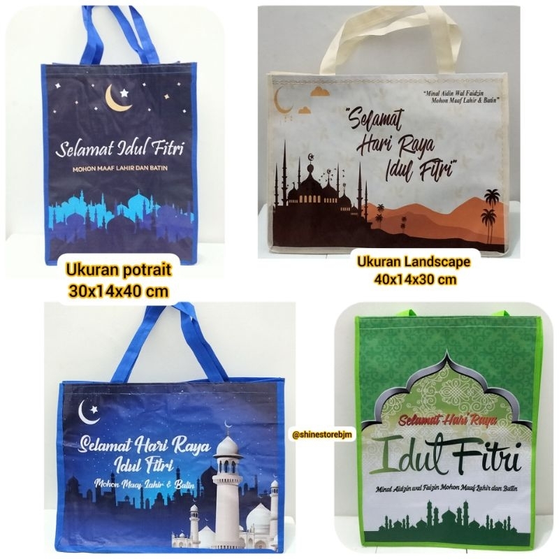 

Tas Hampers Lebaran Parcel Goodie Bag Idul Fitri 2025 Souvenir Ukuran Besar Jumbo