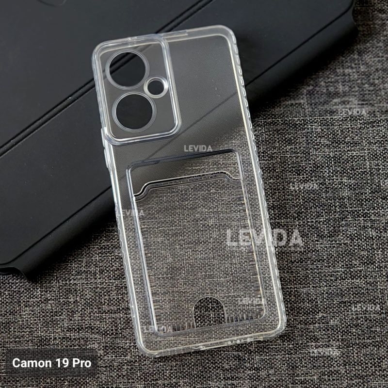 Tecno Camon 19 Pro Card Case Bening Slot Kartu Case Tecno Camon 19 Pro