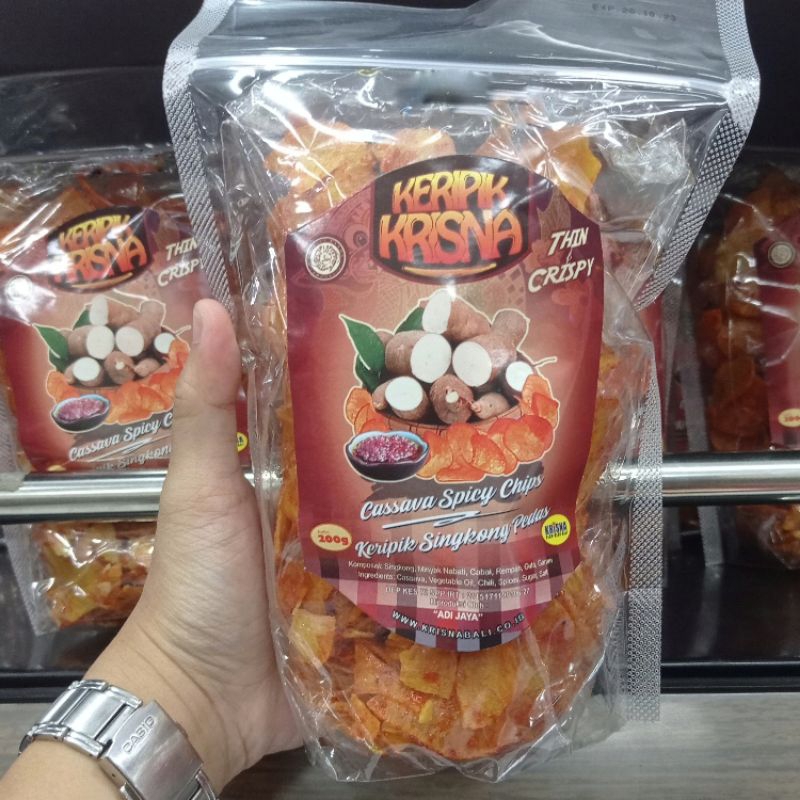 

Keripik Singkong Pedas Krisna