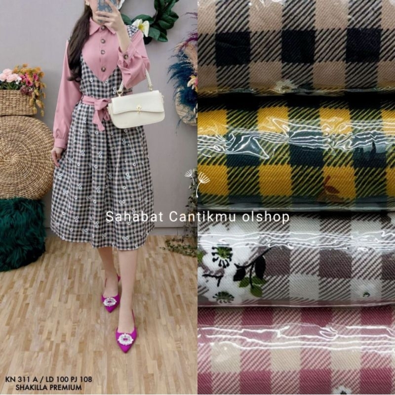 Long Tunik Bangkok Model Overall Bunga Syakilla Import By Michy Fashion